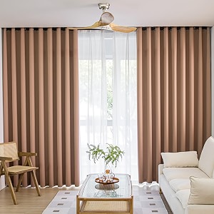 Windows Coffee Blackout Curtains 63 inches Long