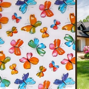Premium Vinyl Privacy Stained Window Glass Sticker