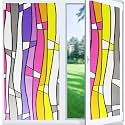 WINDOWX Vinyl Frosted Window Self Adhesive Privacy