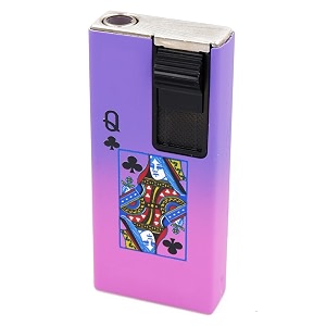 Windproof Jet Flame Refillable Slide Button Cigarette