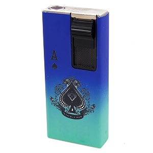 Windproof Jet Flame Refillable Slide Button Cigarette