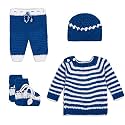 Handmade Knitted Crochet Sweater Pyjama with Cap