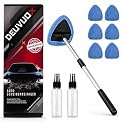 Windshield Cleaner Tool, 21" Extendable Handle, Car Interior Window Cleaner