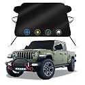 Windshield Cover for Ice &amp; Snow for 2020-2026 Jeep Gladiator Sport Overland