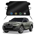 Windshield Cover for Ice &amp; Snow for Hyundai Santa Cruz 2022-2024 2025 2026