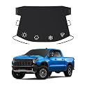 Windshield Cover for Ice and Snow | 600D Upgraded Heavy Duty Oxford Fabric | Car Snow Cover for Car, Truck, SUV, Van, MPV | Protection from Snow, Ice, Frost | Winter Car Accessories (71"X48")