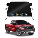 Windshield Cover for Ice and Snow for Dodge RAM 2500 3500 2010-2026, Double-Layer Oxford Fabric Windshield Cover, Winter Windshield Snow Removal Protector Car Shield Outdoor Accessories (78"x47")