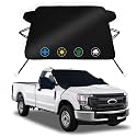 Windshield Cover for Ice and Snow for Ford Super Duty F250 F350 F450 F550 2017-2026, Waterproof Heavy Duty Windshield Snow Ice Cover,2-Layer Oxford Fabric Windshield Cover Freeze Protection from Frost