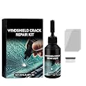 Windshield Crack Repair Kit, New Windshield Repair Kit Cracks Gone Glass Repair Kit Premium Car Windshield Crack Repair Fluid, Glass Repair Liquid for Chips and Cracks Car Glass Repair Kit (1 Pcs)