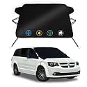 Windshield Snow Covers for Dodge Caravan Mini Van 2010-2027,2-Layer Oxford Fabric Front Windshield Cover Windproof Winter Frost and Ice Removal Hail Protector,Winter Shield Car Accessories(78"x47")