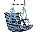 Cotton Baby Swing for Kids jhula 1-5 Years Swings Cradle Chair uyyala New Born Baby Gifts Foldable and Washable with Safety Belt, Home &amp; Garden (Patta Blue)