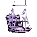 Cotton Baby Swing for Kids jhula 1-5 Years Swings Cradle Chair uyyala New Born Baby Gifts Foldable and Washable with Safety Belt, Home &amp; Garden (Patta Purple)
