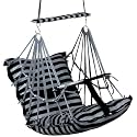 Cotton Baby Swing for Kids jhula 1-5 Years Swings Cradle Chair uyyala New Born Baby Gifts Foldable and Washable with Safety Belt, Home &amp; Garden (Patta Grey)