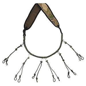 windspeed duck call lanyard hand braided paracord game call lanyard with 12 adjustable loops and 6 buckles military grade hunting call lanyard for outdoor predatorwaterfowldog whistle camo