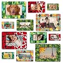 Windup Fridge Magnet Photo Frame Set (Love) - 12 Frames per Set - 4pc 9x6in, 4 pc 6.25x4.25 in, 4 pc 4.5x2.5in - Made in IndiaRectangular,Rubber,Door Mount,Love