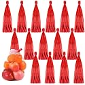 Windyun 1500 Pcs Mesh Produce Bag Reusable Nylon Netting Bulk, 20 Inch, Red