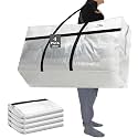 Windyun 4 Pack 57 Gallon Extra Large Moving Bags XXL Heavy Duty Storage Bag