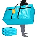 Windyun 4 Pack 57 Gallon Extra Large Moving Bags XXL Heavy Duty Storage Bag