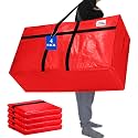 Windyun 4 Pack 57 Gallon Extra Large Moving Bags XXL Heavy Duty Storage Bag
