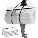 Windyun 4 Pack 69 Gallon Extra Large Moving Bags XXL Heavy Duty Storage Bag