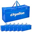 Windyun 4 Pack 69 Gallon Extra Large Moving Bags XXL Heavy Duty Storage Bag