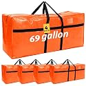 Windyun 4 Pack 69 Gallon Extra Large Moving Bags XXL Heavy Duty Storage Bag