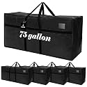 Windyun 4 Pack 75 Gallon Extra Large Moving Bags XXL Heavy Duty Storage Bag