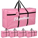 Windyun 4 Pack 75 Gallon Extra Large Moving Bags XXL Heavy Duty Storage Bag
