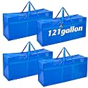 Windyun 4 Pcs 121 Gallon Extra Large Moving Bags XXL Heavy Duty Storage Bag