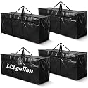 Windyun 4 Pcs 142 Gallon Extra Large Moving Bags XXL Heavy Duty Storage Bag