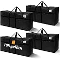 Windyun 4 Pcs 168 Gallon Extra Large Moving Bags XXL Heavy Duty Storage Bag