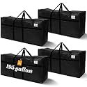 Windyun 4 Pcs 195 Gallon Extra Large Moving Bags XXL Heavy Duty Storage Bag