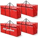 Windyun 4 Pcs 195 Gallon Extra Large Moving Bags XXL Heavy Duty Storage Bag