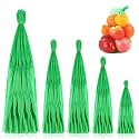 Windyun 500 Pcs Reusable Mesh Produce Bags Bulk, 24, 20, 18, 14 Inch, Green