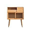 Wine Cabinet Freestanding Wine Cabinet, Sideboard Modern Storage Cabinet Ideal for Living Room, Kitchen, Dining Room, Bar Cabinet Liquor Cabinet Bar for Home(A)