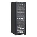 Hipicute Wine Cooler Refrigerator, Quiet Operation Fridge, Single Tempered Glass Door, Beverage Refrigerator with Digital LED Temperature Control for 39 Bottles, Ideal for Home and Bedroom