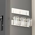 Wine Glass Holder, 2 Pack Wall Mounted Wine Glass Rack, White