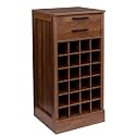 Wine Rack and Bar Cabinet with Drawers - Elegant Liquor Cabinet for Home Storage and Organization