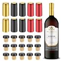 Wine Sealer for Wine Bottles - 60 pcs Wine Bottle Resealer Kit for Cruise