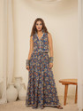 WineRed Top Skirt Co-ords Set