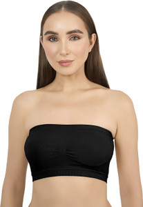 Winged Peach Women Bandeau Tube Lightly Padded