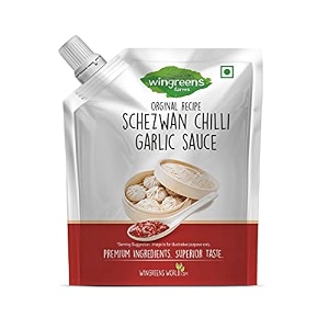 wingreens farms schezwan chilli garlic sauce 200 g
