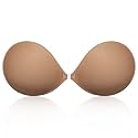 Wingslove Adhesive Bra Reusable Strapless Self Silicone Push-up Invisible Sticky Bras for Backless Dress
