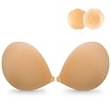 Wingslove Adhesive Bra Reusable Strapless Self Silicone Push-up Invisible Sticky Bras for Backless Dress