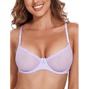 Wingslove Womens Sexy 1 2 Cup Lace
