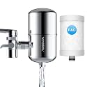 WINGSOL Stainless Steel Water Filter for Sink Faucet, NSF/ANSI 42&amp;53, 360° Rotating Tap Purifier Reduce PFAS, Lead, Chlorine &amp; Microplastics, 350 Gallons Long-Lasting Reinforced Housing Built-to-Last
