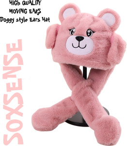 winity cute jumping doggie with chuchu sound boys earmuffs for kids girls 4 to14years ear muff