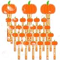WinnerWhy 24 Pcs Mini Pumpkin Bubble Wands Fall Pumpkin Bubble Party Favors
