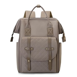 winnies travel diaper bag backpack with trolley sleeve  waterproof maternity bag for moms with laptop compartment insulated bottle holders tissue dispenser amp anti-theft pocket