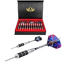 WINSDART Darts Metal Tip Set,Steel Tip Darts,12pcs 22g,Gift Box,Mens Gifts